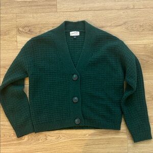Universal Thread Forest Green Button-Up Cardigan